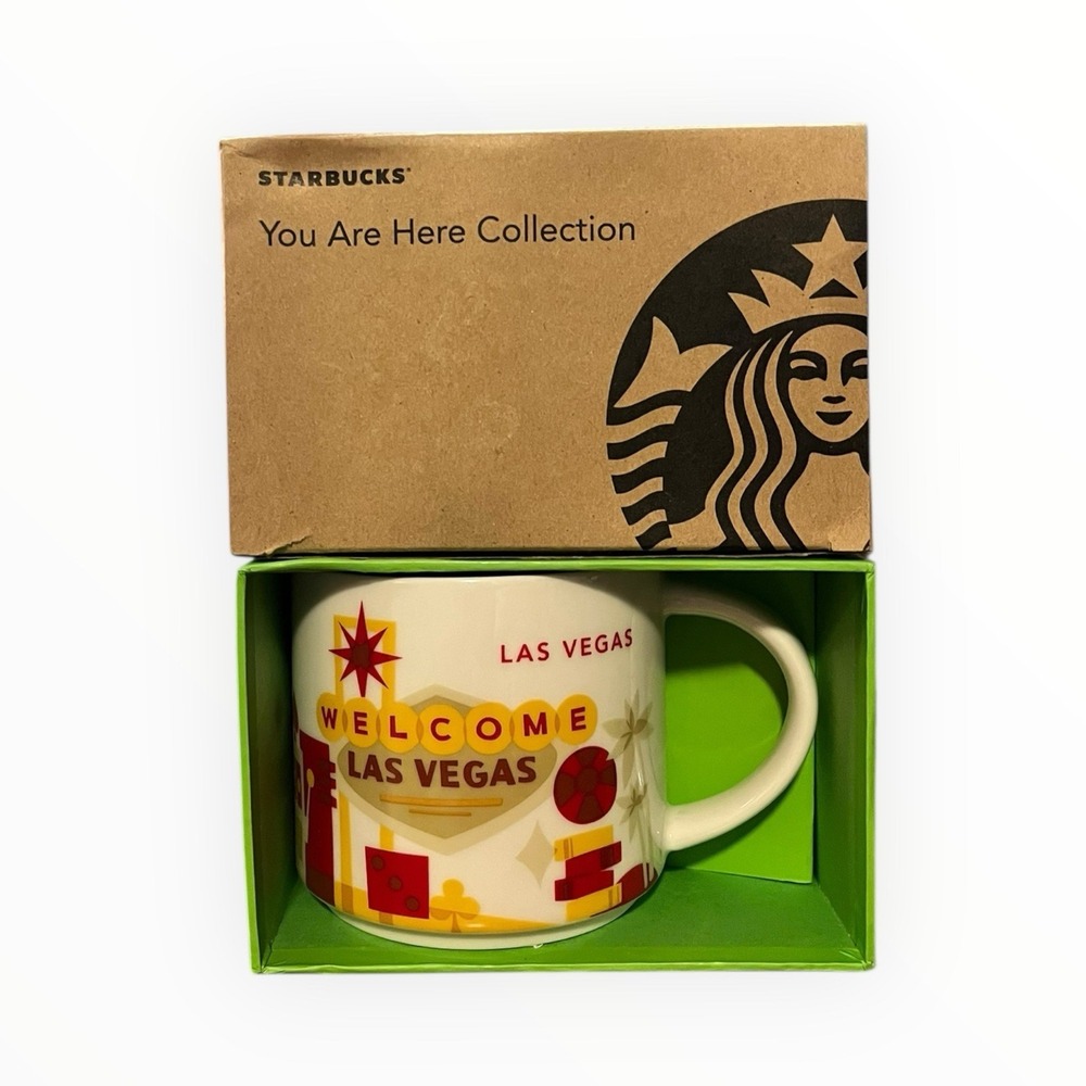 NIB‎ NWT STARBUCKS 2012 You Are Here Collection Las Vegas In Original Box w/Tag